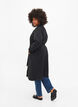Trench-coat long avec ceinture, Black, Model image number 1