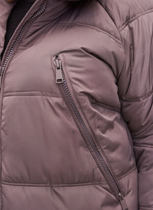 Veste d'hiver avec poches et col montant, Iron, Model image number 2