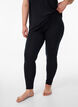 Legging mi-mollet en viscose, Noir, Model image number 2