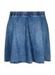 Mini-jupe patineuse en jean, Bleu, Packshot image number 1