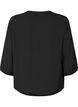 Blouse à smocks et manches 3/4, Black, Packshot image number 1