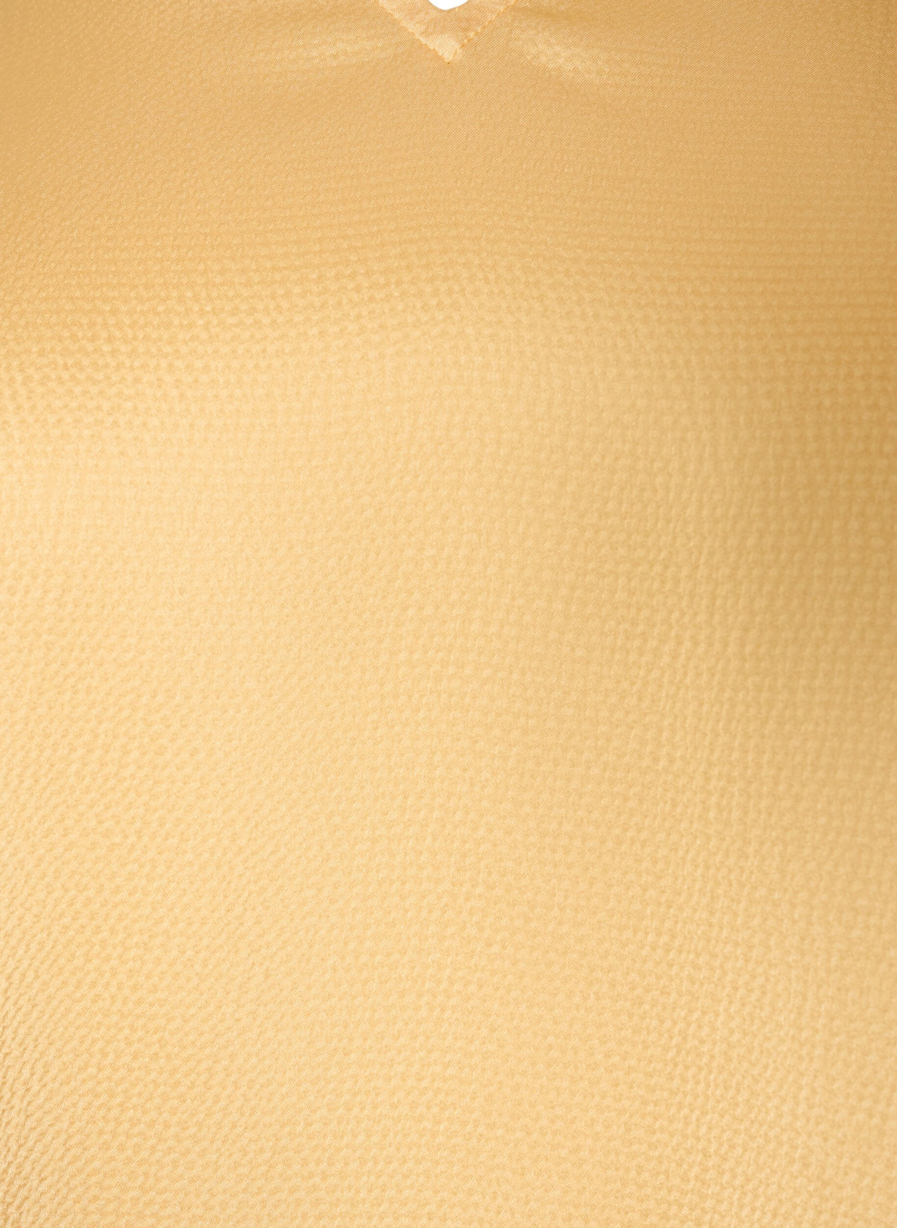 ZizziBlouse avec col de chemise et col en V, Jaune clair, Packshot image number 2