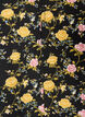 Robe imprim&eacute;e en viscose &agrave; manches longues, Noir, Packshot image number 2