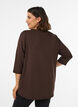 Sports top with 3/4 sleeves, Marron, Model image number 2