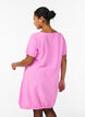 Robe en coton &agrave; manches courtes, Rose, Model image number 2