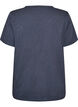 T-shirt dot&eacute; de boutons, Gris bleut&eacute;, Packshot image number 1
