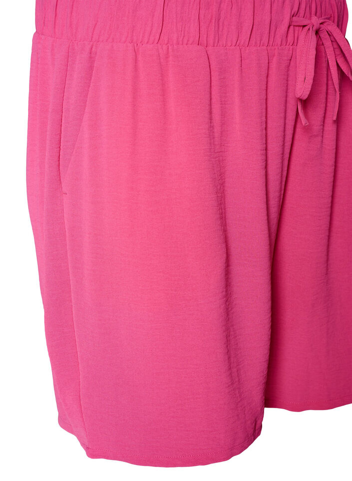 Short avec poches et ceinture &eacute;lastique, Rose, Packshot image number 2