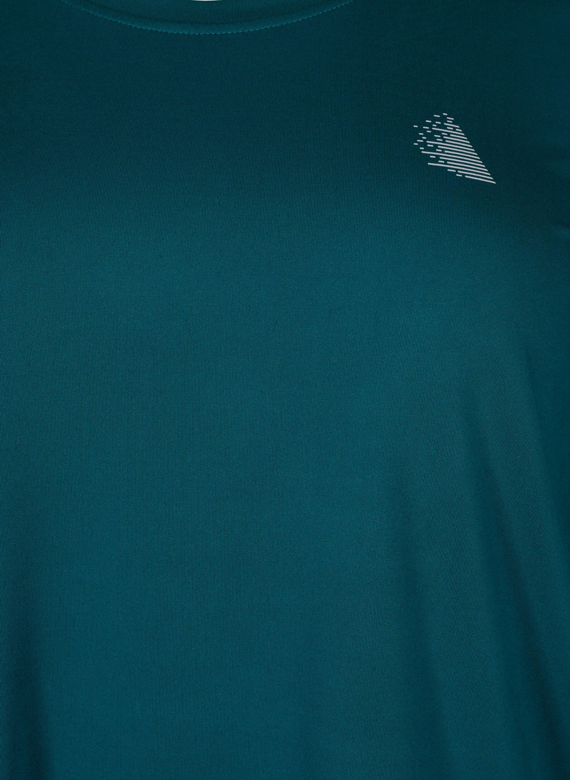 Zizzi Top d'entra&icirc;nement &agrave; manches 3/4, Vert, Packshot image number 2