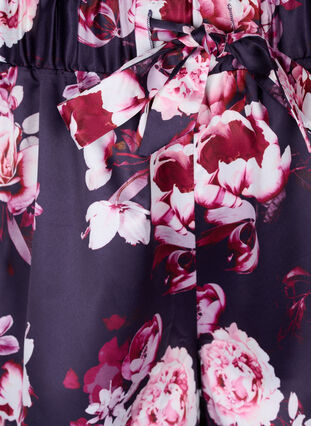 Short de pyjama à motifs avec cordon de serrage, Voilet Flower AOP, Packshot image number 2