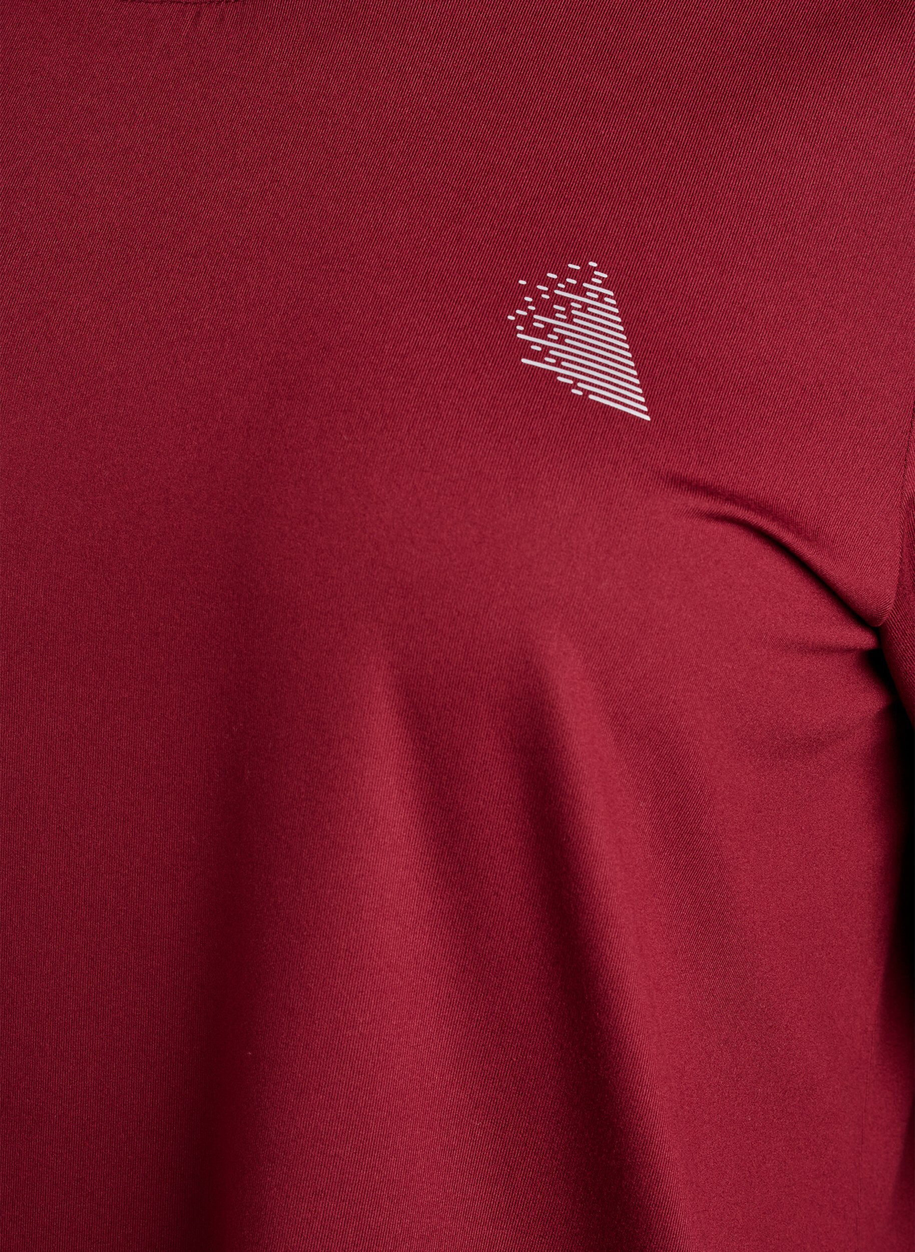 ZizziHaut de sport avec manches 3/4, Bordeaux, Packshot image number 2