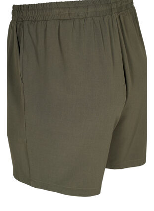 Short ample avec poches, Dark Olive, Packshot image number 3