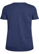T-shirt de No&euml;l en coton bio, Bleu, Packshot image number 1