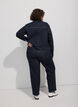 Jean Kiana coupe droite taille haute, Bleu, Model image number 2