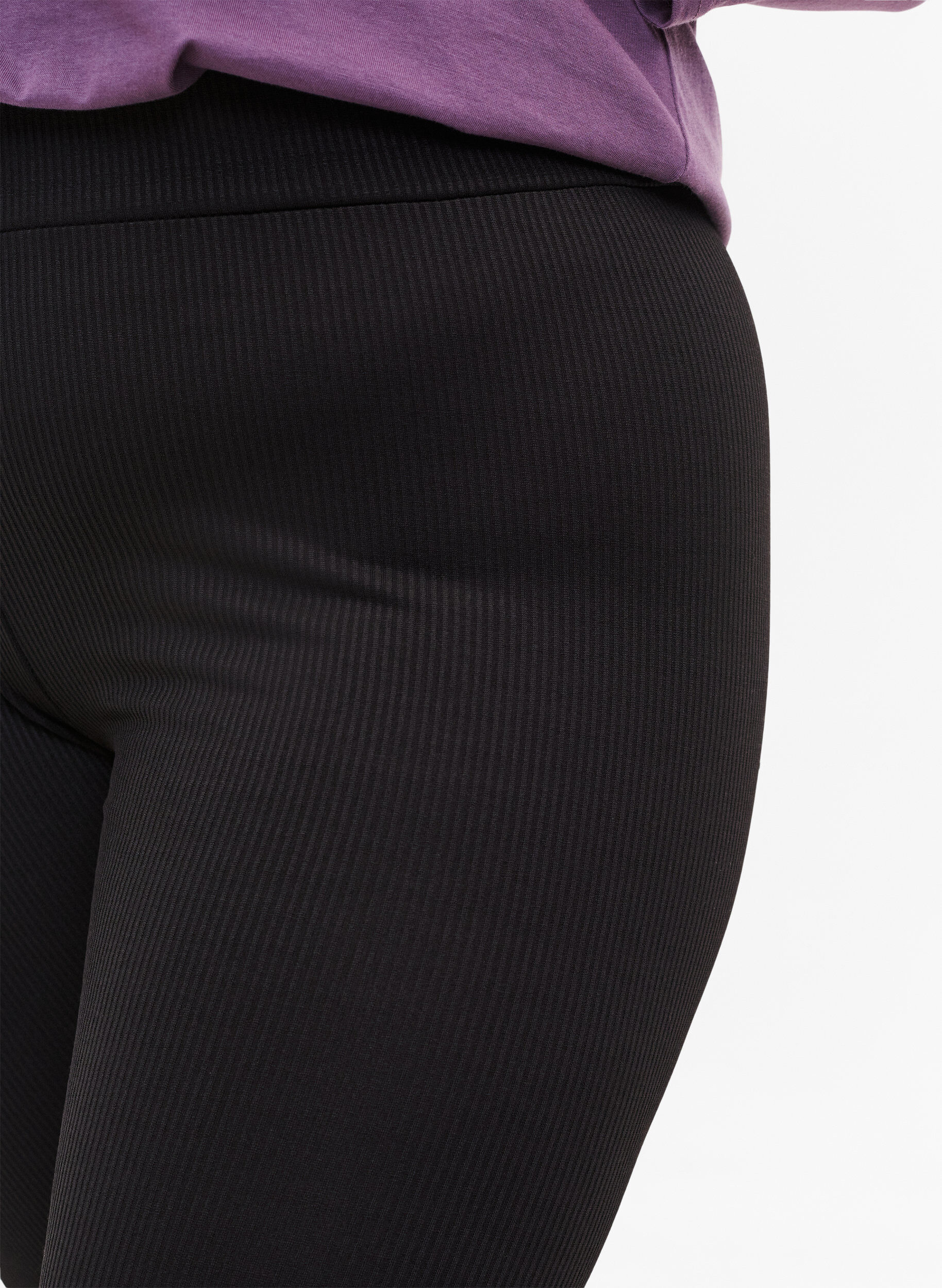 Zizzi Leggings avec coupe stretch et ajust&eacute;e, Black, Model image number 1