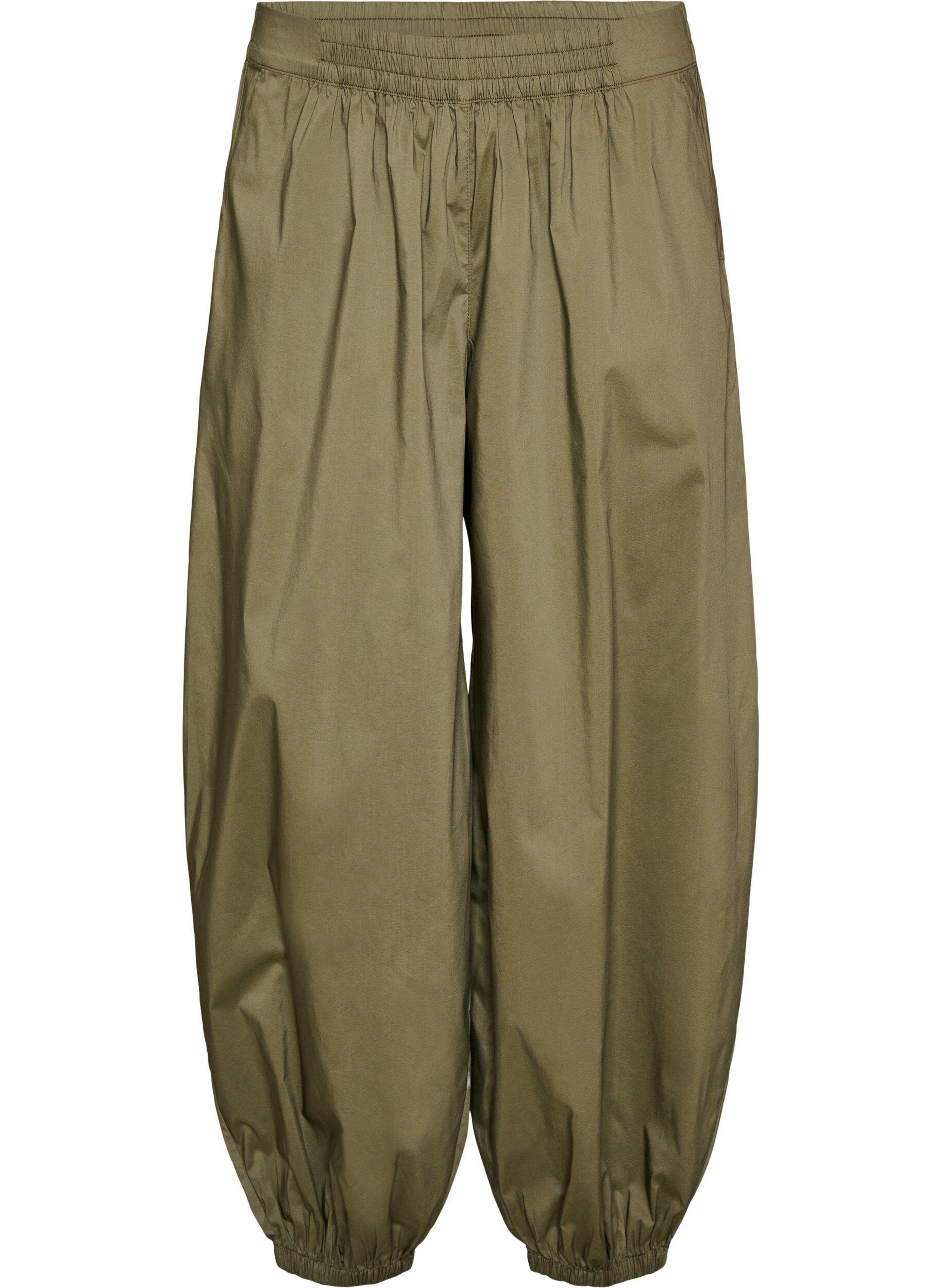 Pantalon ballon avec poches et ceinture &eacute;lastique