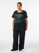 T-shirt imprim&eacute;, Vert, Model image number 1