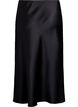 Jupe midi en satin, Noir, Packshot image number 1