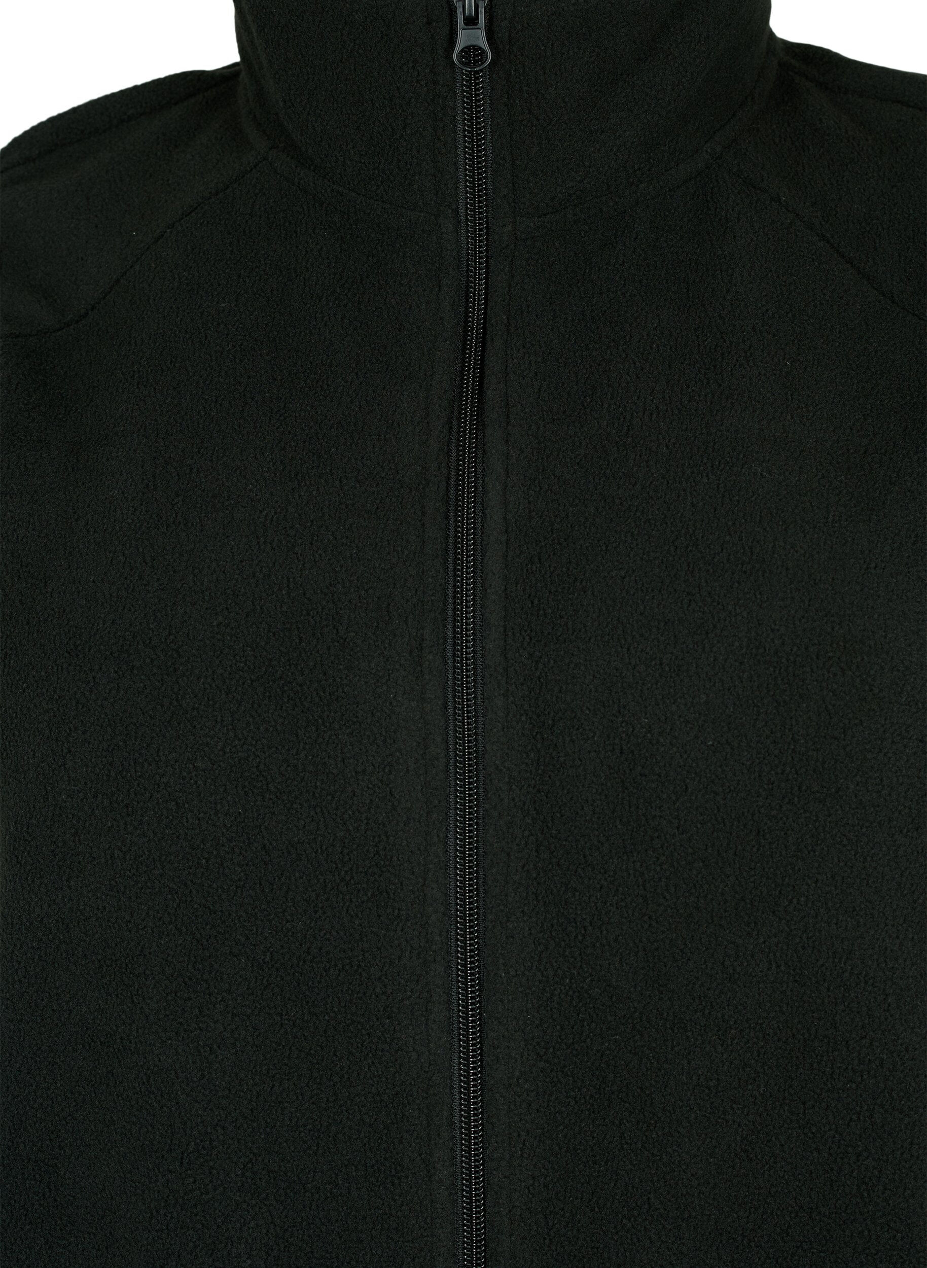 ZizziGilet en polaire avec poches, Noir, Packshot image number 2
