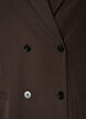 Blazer crois&eacute; &agrave; la coupe ample, Marron, Packshot image number 2