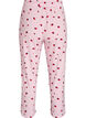 Pantalon de pyjama en jersey doux avec taille haute et imprim&eacute; fruits, Rose, Packshot image number 1