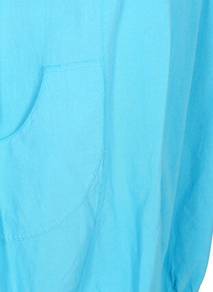 Robe en coton à manches courtes, River Blue, Packshot image number 3