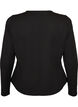 Cardigan ajust&eacute; avec fermeture par n&oelig;uds, Noir, Packshot image number 1