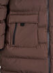 Doudoune avec capuche et poches, Marron, Packshot image number 3