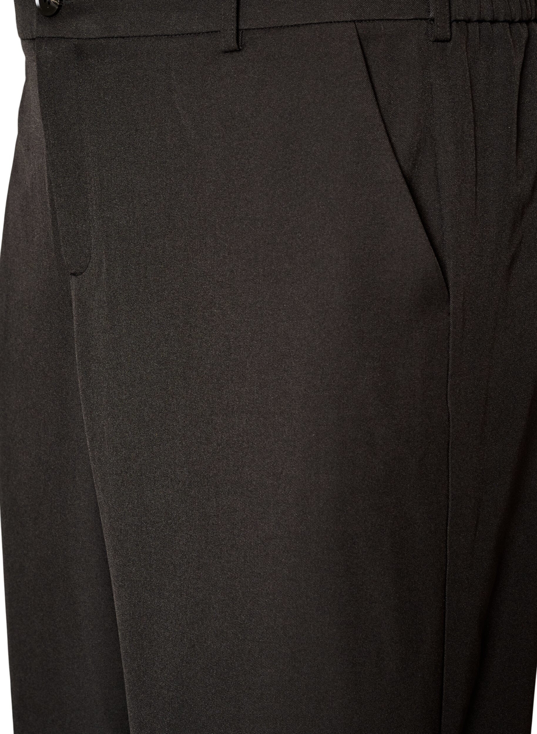 ZizziPantalon barrel taille haute, Noir, Packshot image number 2