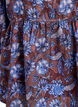 Blouse fleurie avec manches &agrave; volants, Marron, Packshot image number 3