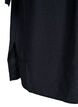 Robe chemise avec ceinture nouée et manches longues, Noir, Packshot image number 3