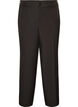 Pantalon tailleur taille haute &agrave; coupe droite, Noir, Packshot image number 0