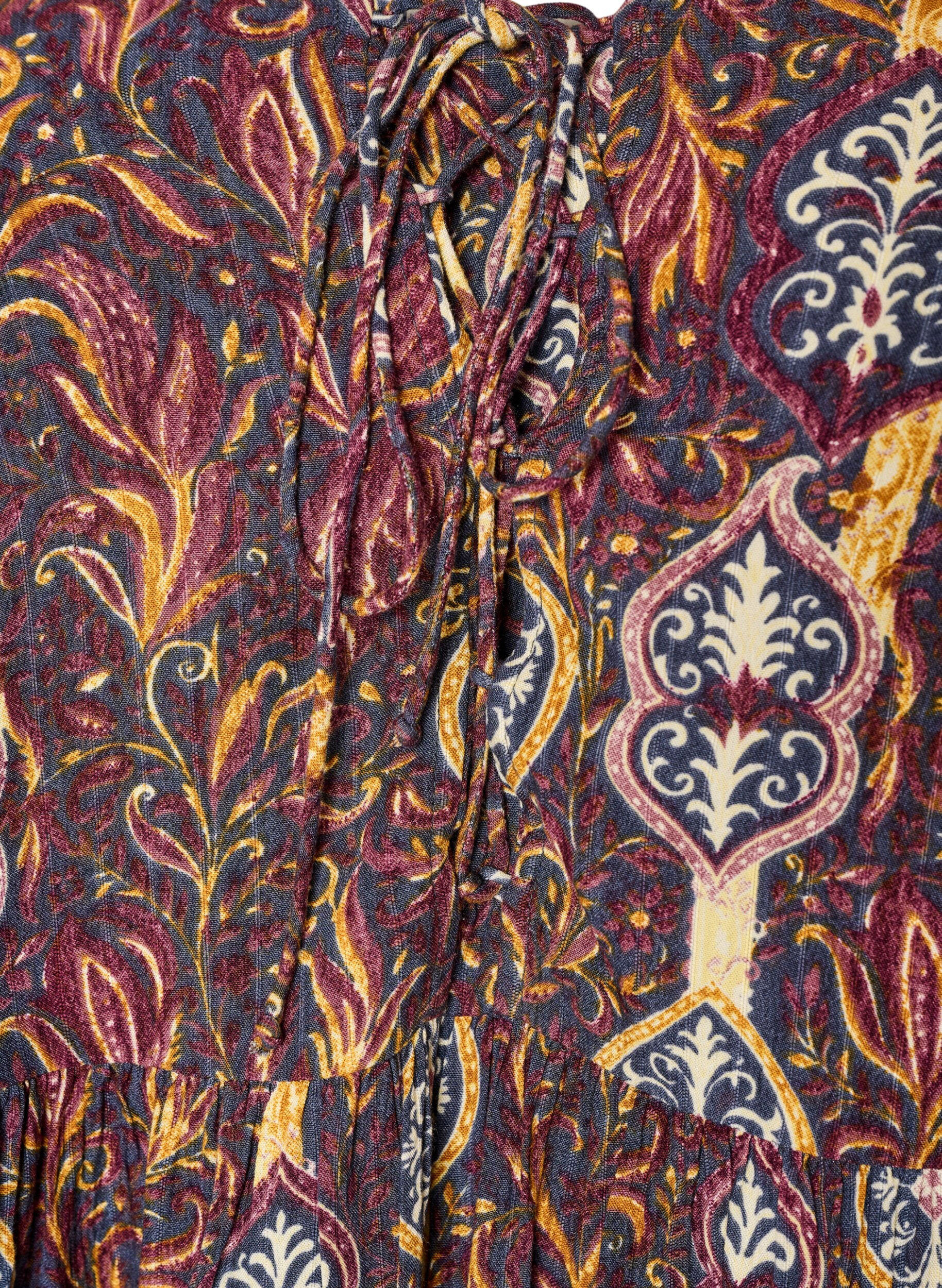 ZizziBlouse &agrave; imprim&eacute; cachemire et d&eacute;tails en dentelle, Violet, Packshot image number 2