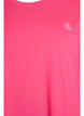 T-shirt de sport couleur unie, Rose, Packshot image number 2