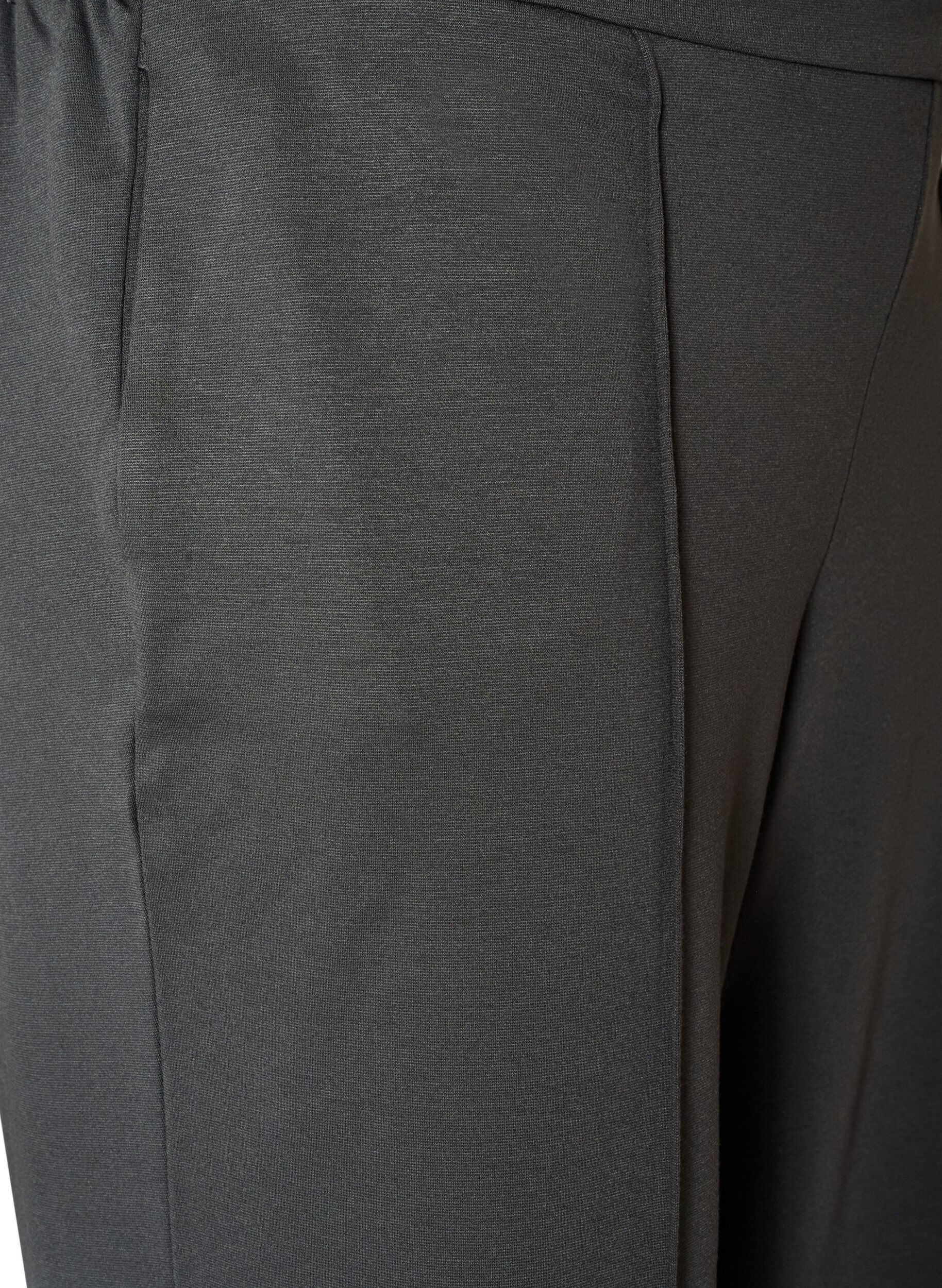ZizziPantalon ample en jersey taille haute, Gris anthracite, Packshot image number 2