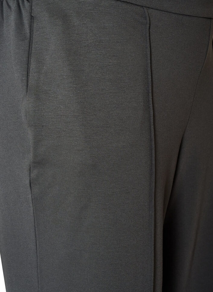 Pantalon ample en jersey taille haute, Gris anthracite, Packshot image number 2