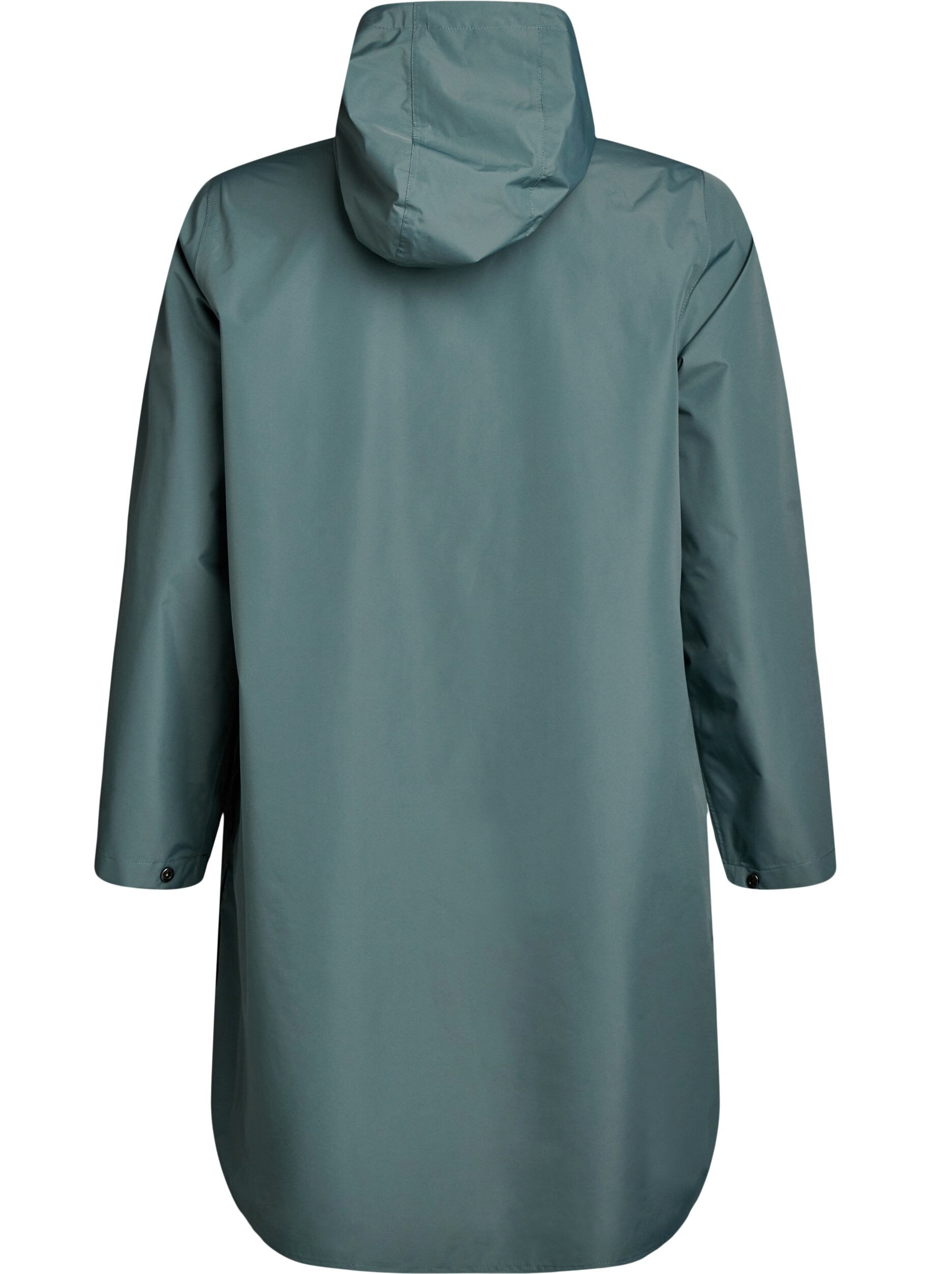 ZizziVeste de pluie avec poches et capuche, Vert fonc&eacute;, Packshot image number 1