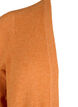 Cardigan en tricot côtelé avec poches, Orange foncé, Packshot image number 2