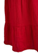 Robe courte évasée en mousseline de coton, Rouge, Packshot image number 3