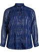 Chemise à motif pailleté, Bleu, Packshot image number 0