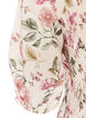 Blouse en viscose avec smocks et effet p&eacute;plum, Vanille, Packshot image number 3