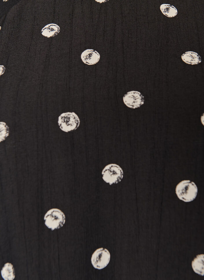 Robe courte en viscose avec manches ballon, 9990, Packshot image number 2