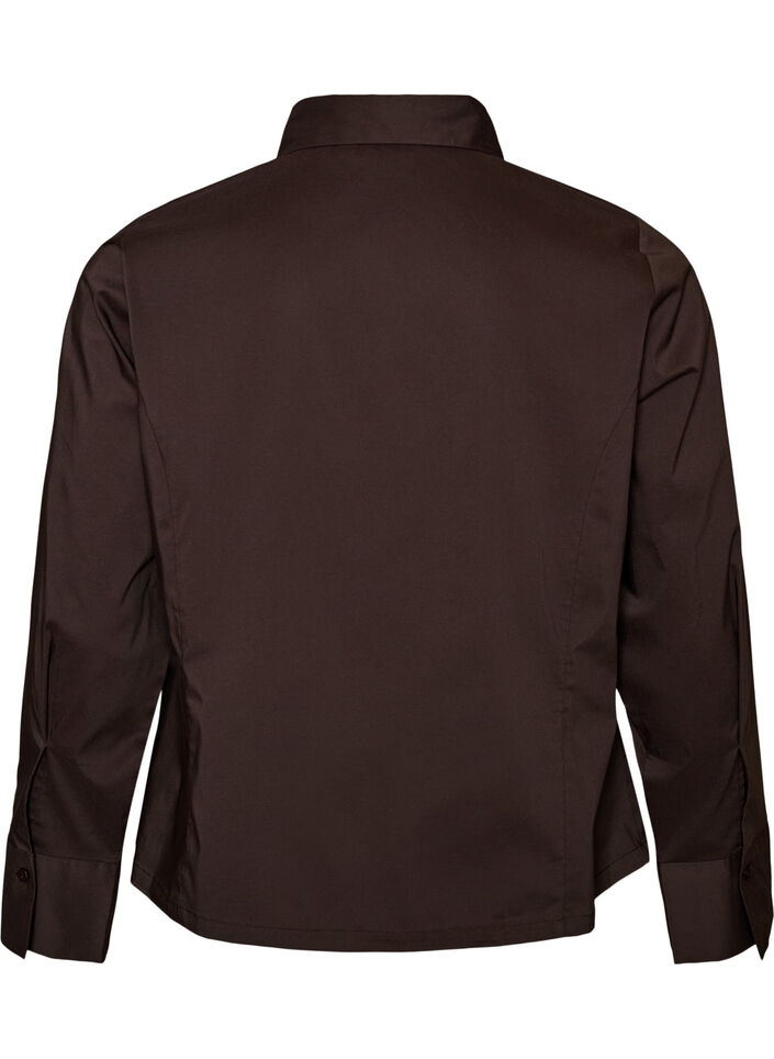Chemise courte avec un zip &agrave; double curseur, Marron, Packshot image number 1