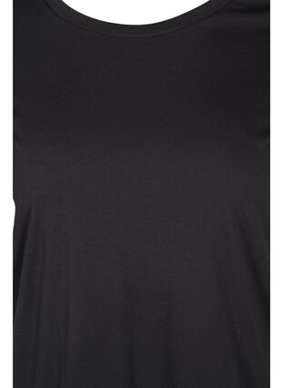 T-shirt en coton basique, Black, Packshot image number 2