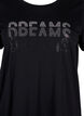 T-shirt en coton avec motif strass, Black w. Dream, Packshot image number 2