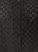 Blouse en broderie anglaise avec fermeture boutonn&eacute;e, Noir, Packshot image number 2
