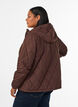 Veste l&eacute;g&egrave;rement matelass&eacute;e en losange, Marron, Model image number 2