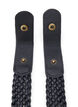 Ceinture tress&eacute;e &eacute;lastique, Noir, Packshot image number 3