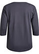 Haut de sport &agrave; manches 3/4, Gris anthracite, Packshot image number 1