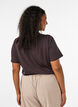 T-shirt imprim&eacute;, Marron, Model image number 2