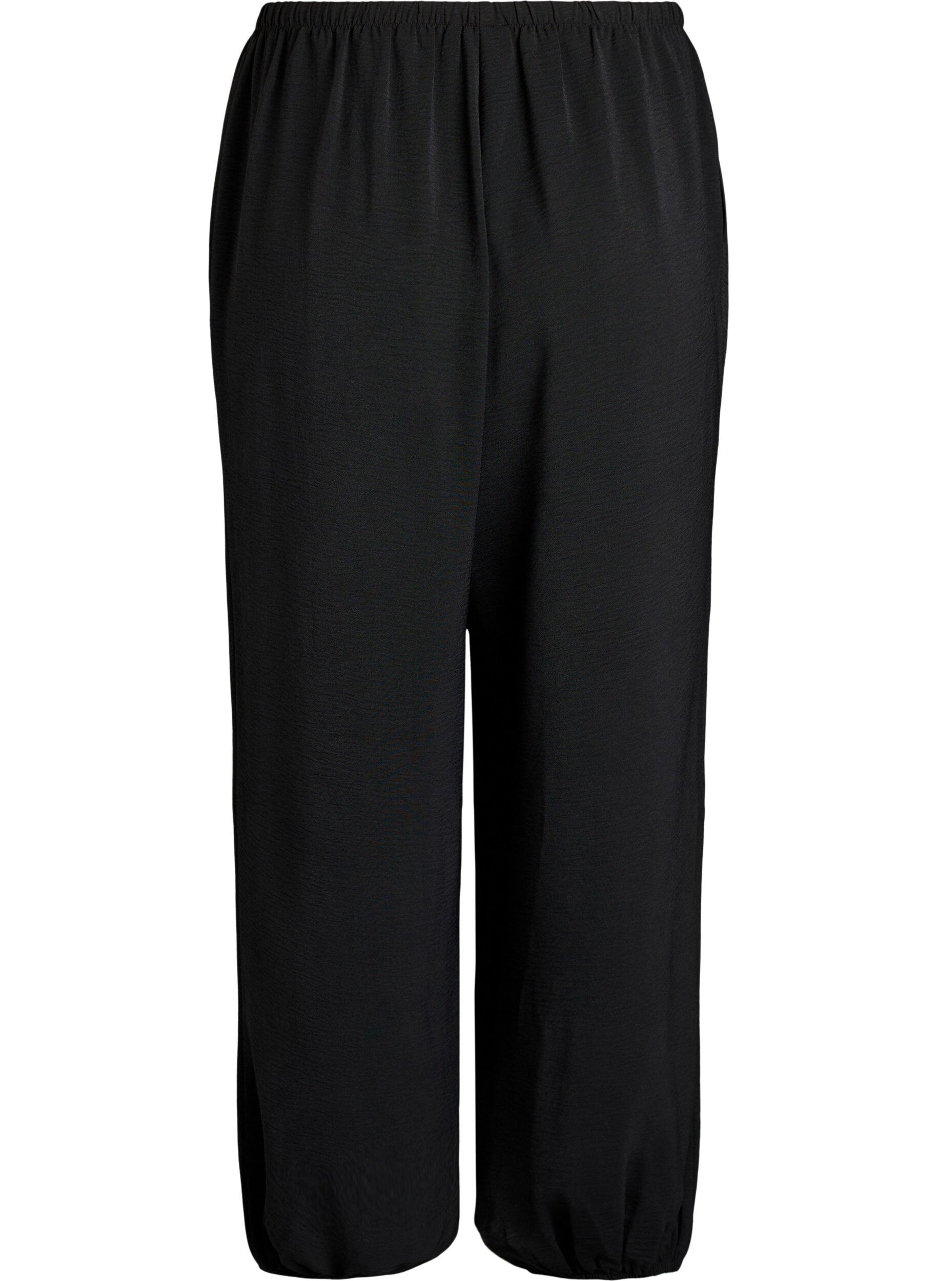 ZizziPantalon balloon taille haute, Noir, Packshot image number 1